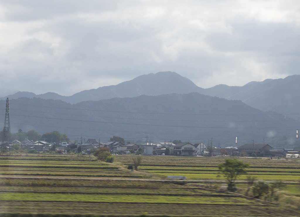 view from shinkansen