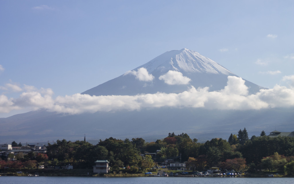 Mt Fuji and Lake Saiko 