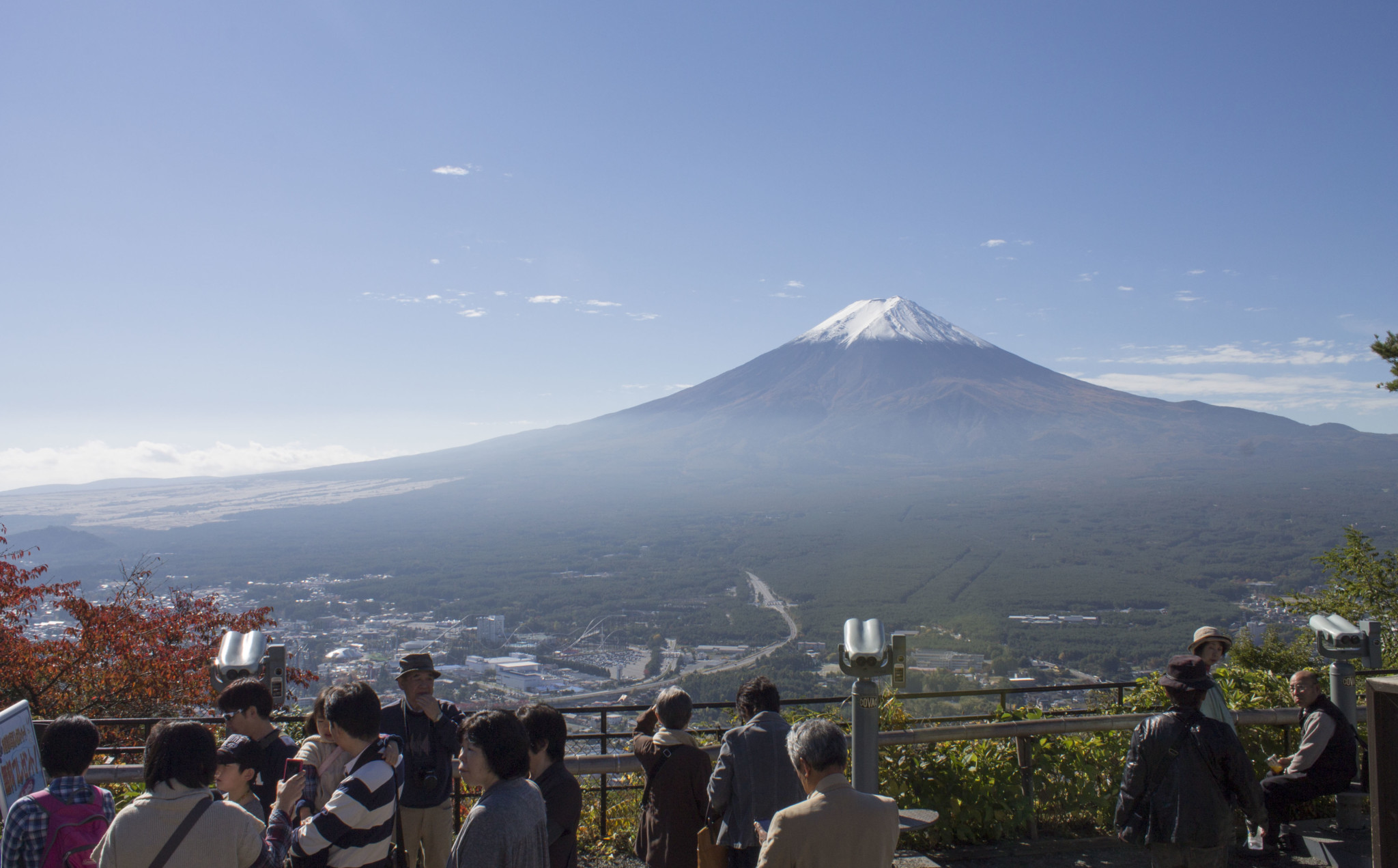 Mount Fuji views driving trip