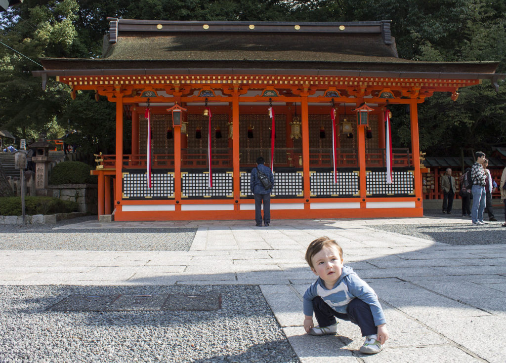 Kyoto with toddler