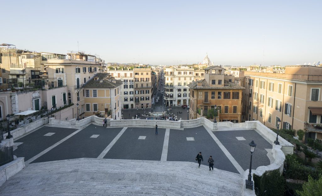 View from Spanish steps 
